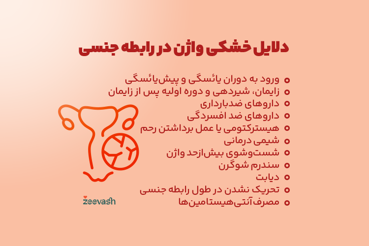 دلایل خشکی واژن در حین رابطه
